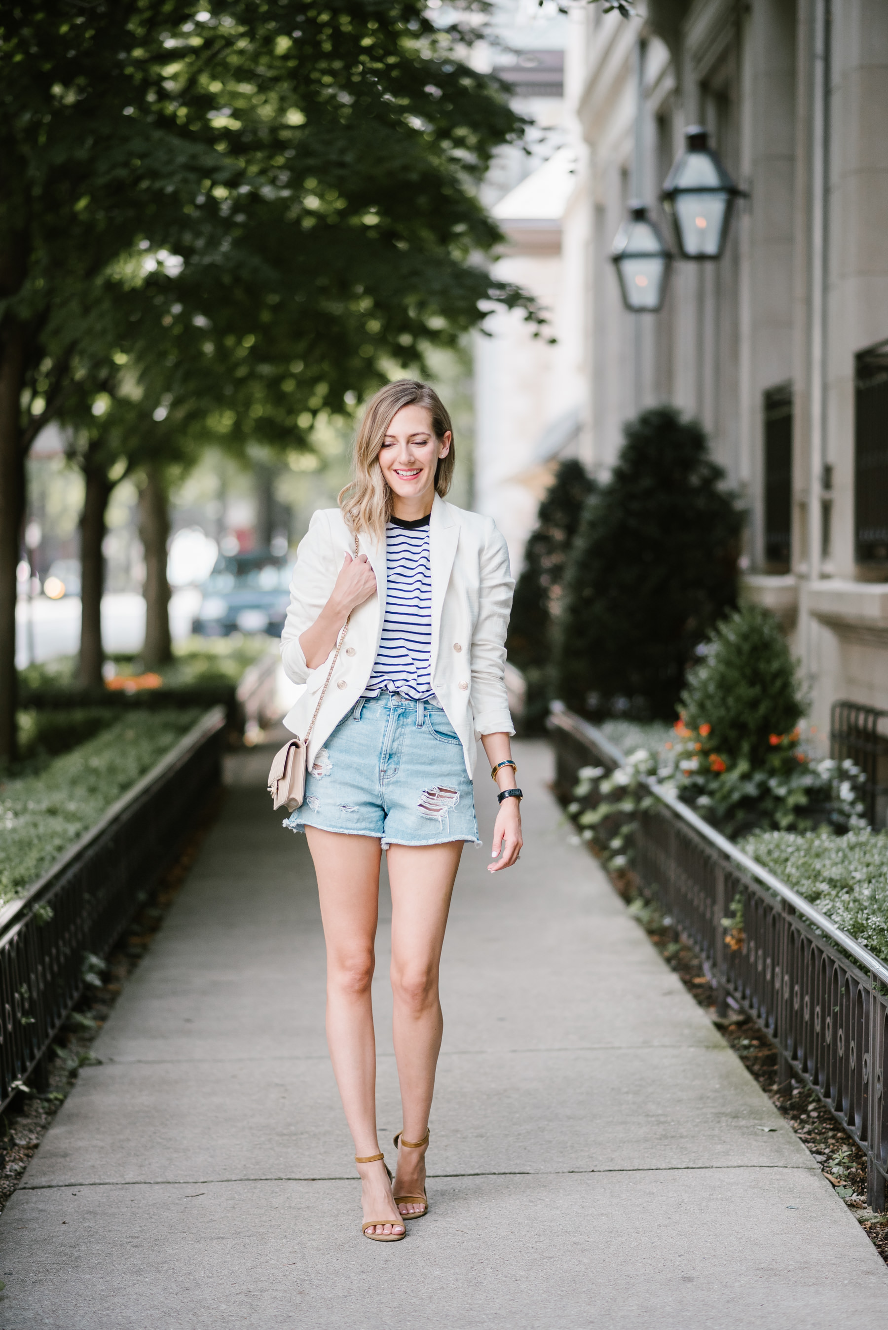 how to transition jean shorts into fall