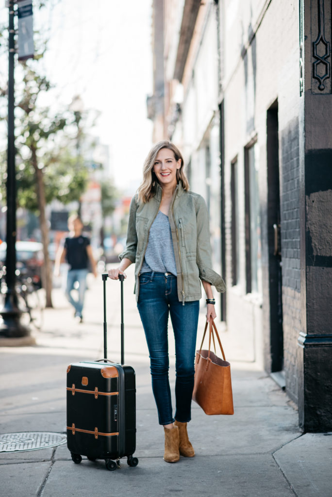 madewell jacket rag bone wesley boots brics suitcase frame denim