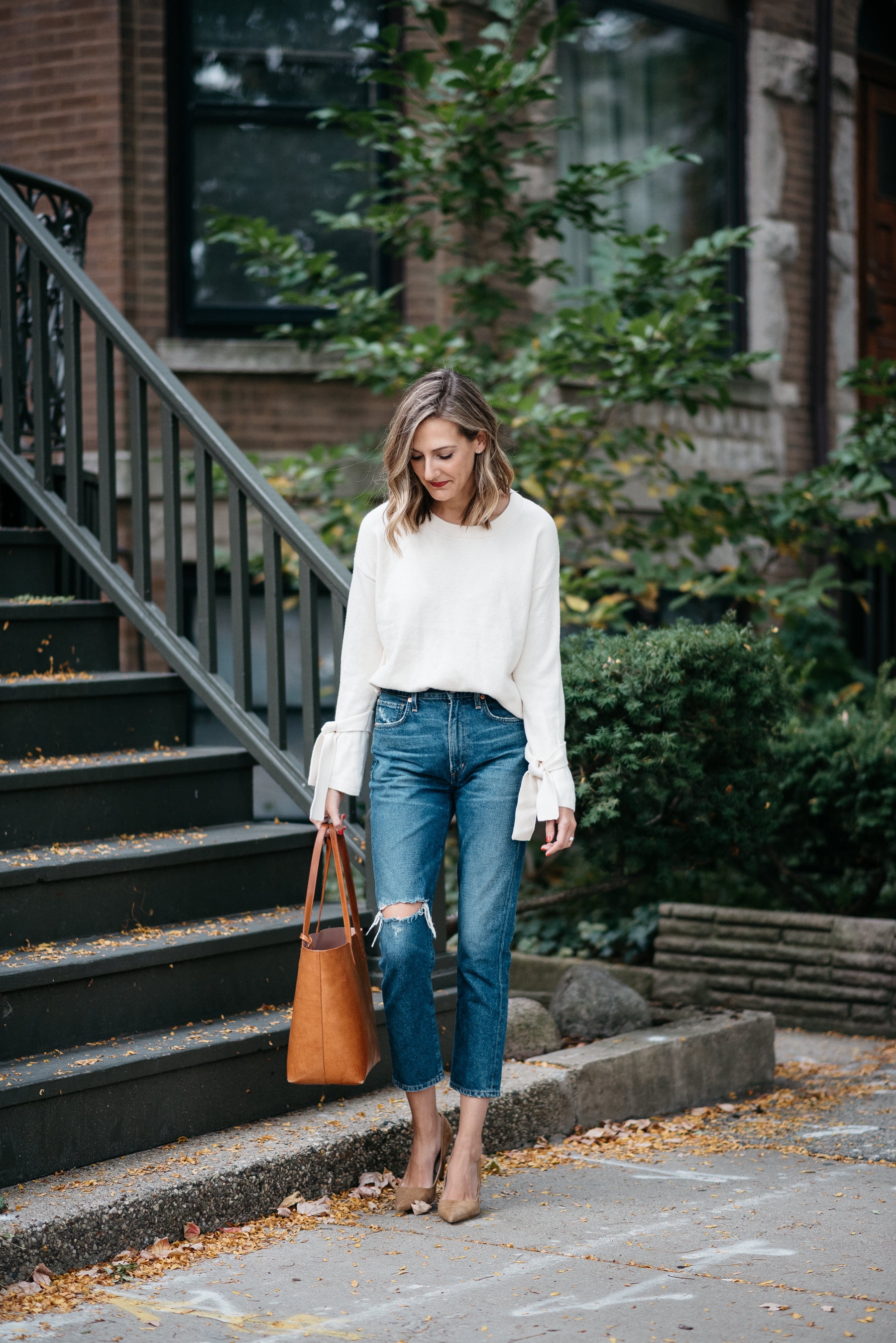 madewell sweater citizens of humanity jeans fall outfit madewell sweater citizens of humanity jeans fall outfit