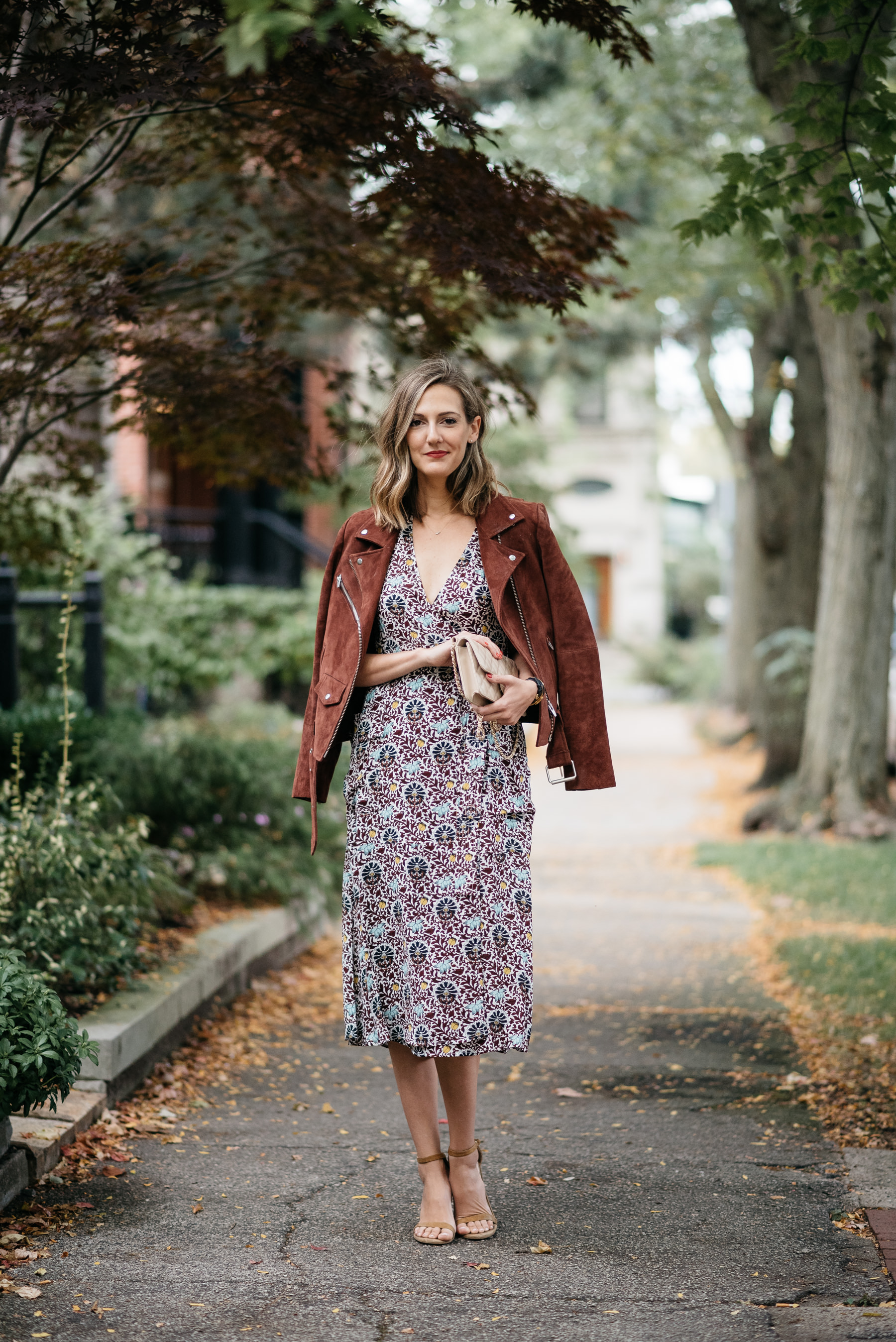 midi dress style fall