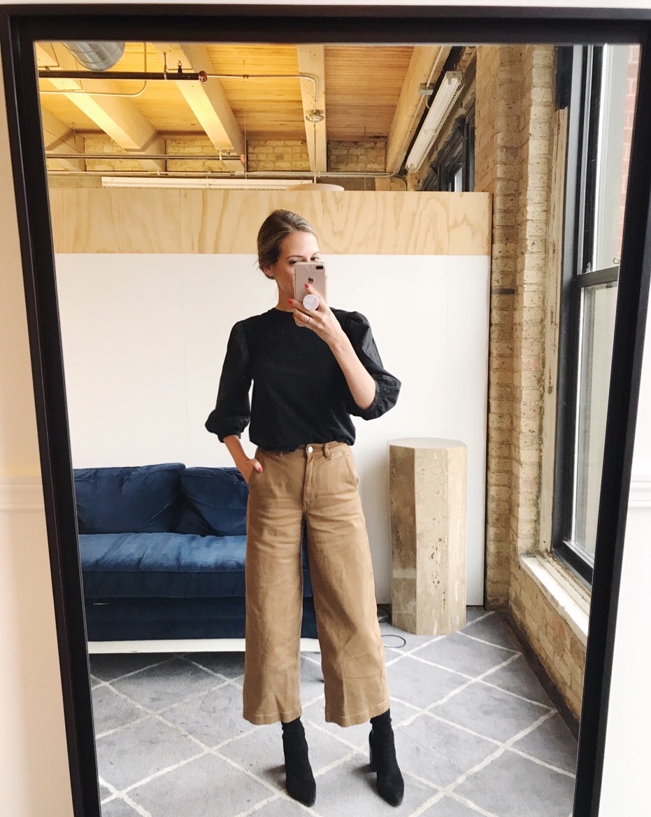 everlane cropped wide leg who what wear target