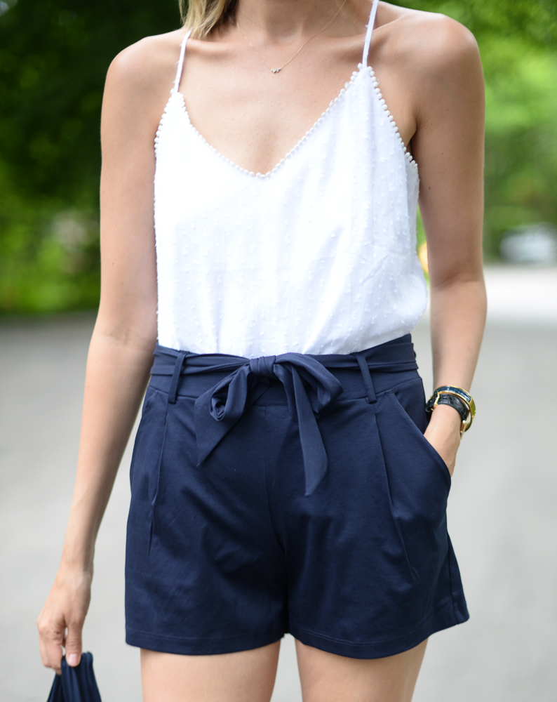 loft shorts and cami