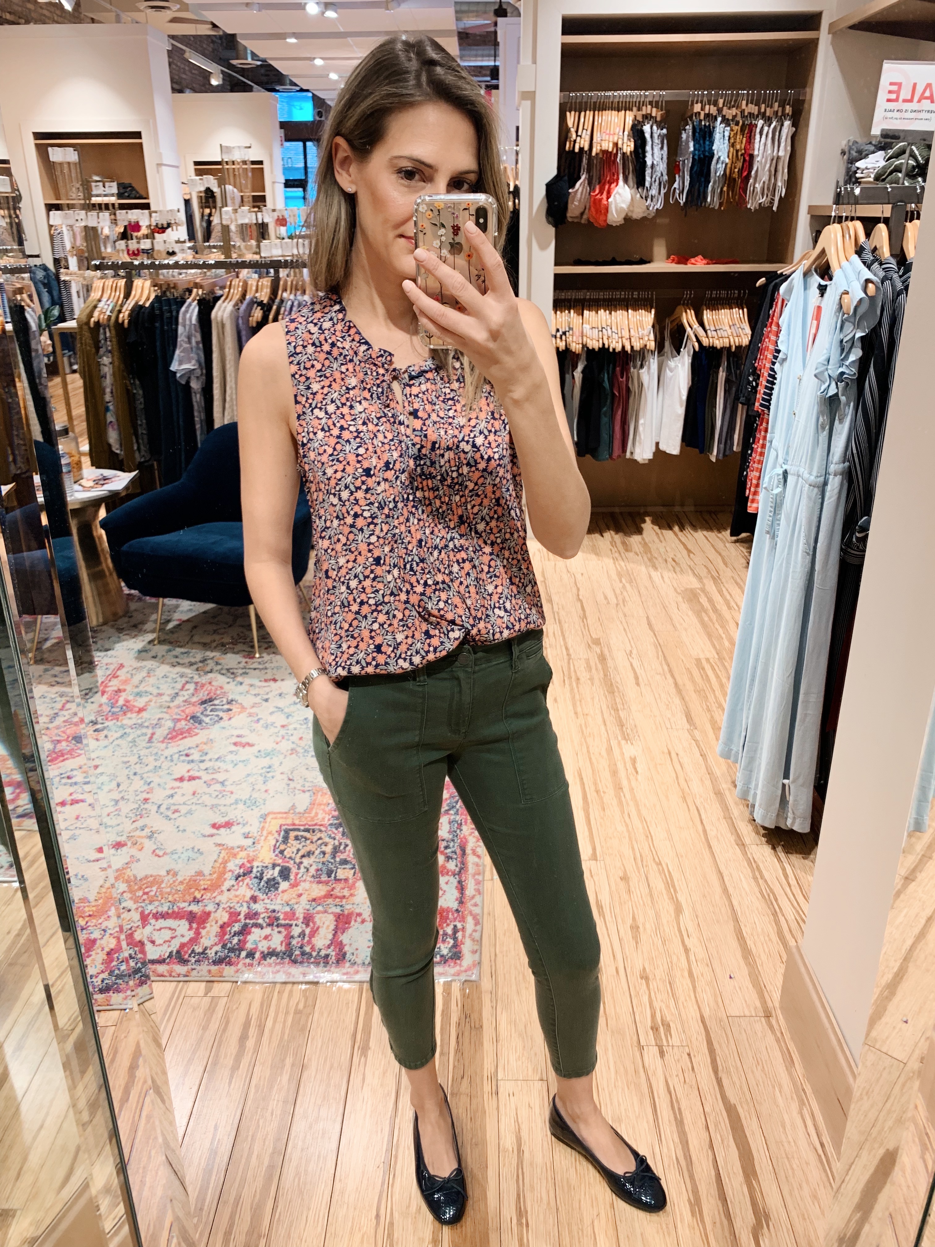 mom uniform style with evereve