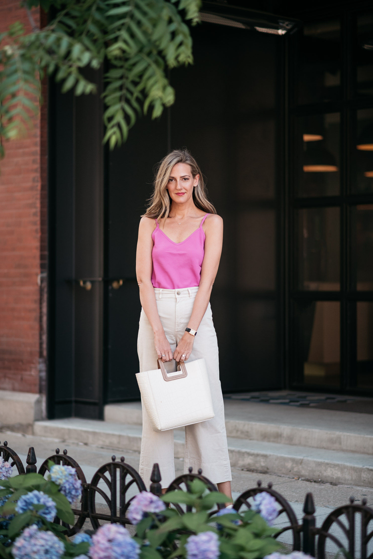 everlane lightweight wide leg crop with cami