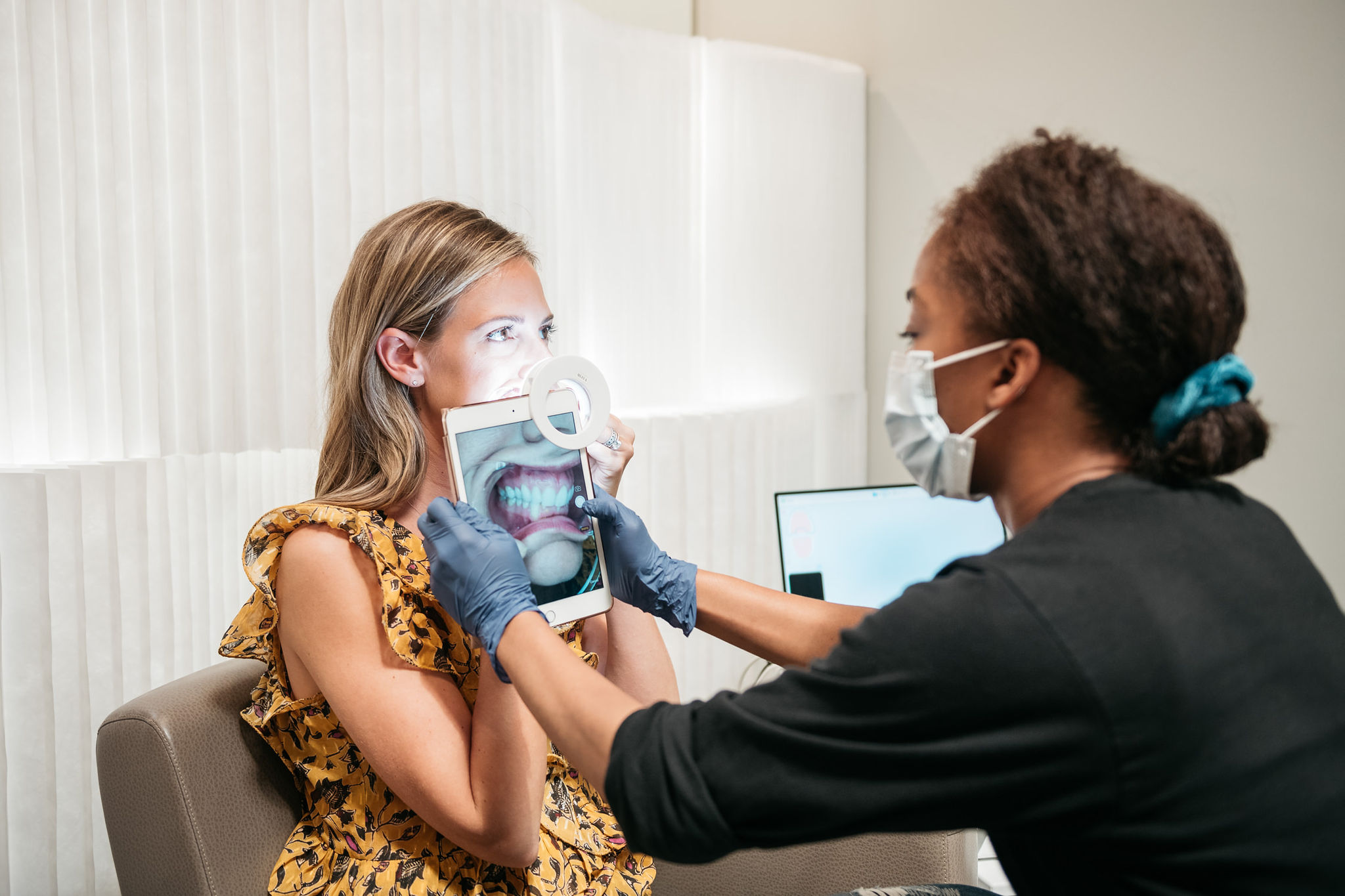 clear aligners with candid