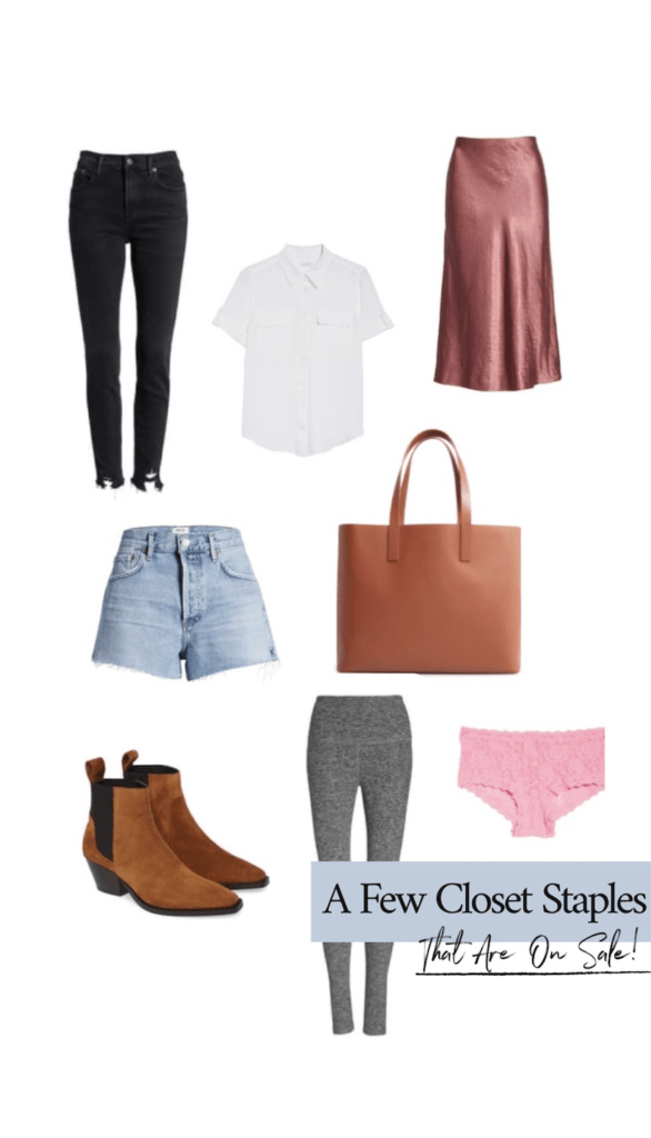 closet staples that are currently on sale