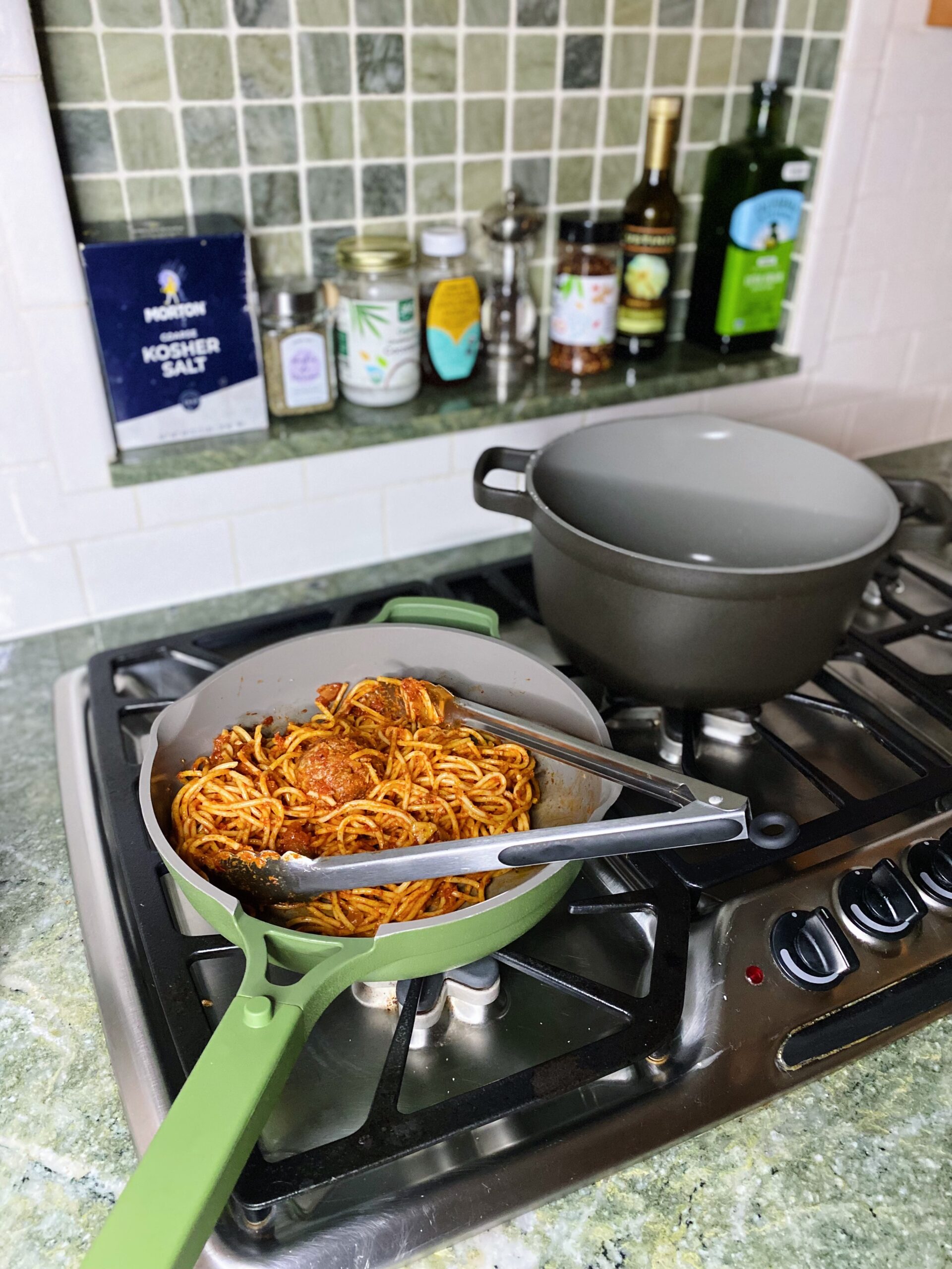 cooking Spaghetti and Meatballs cooking Spaghetti and Meatballs