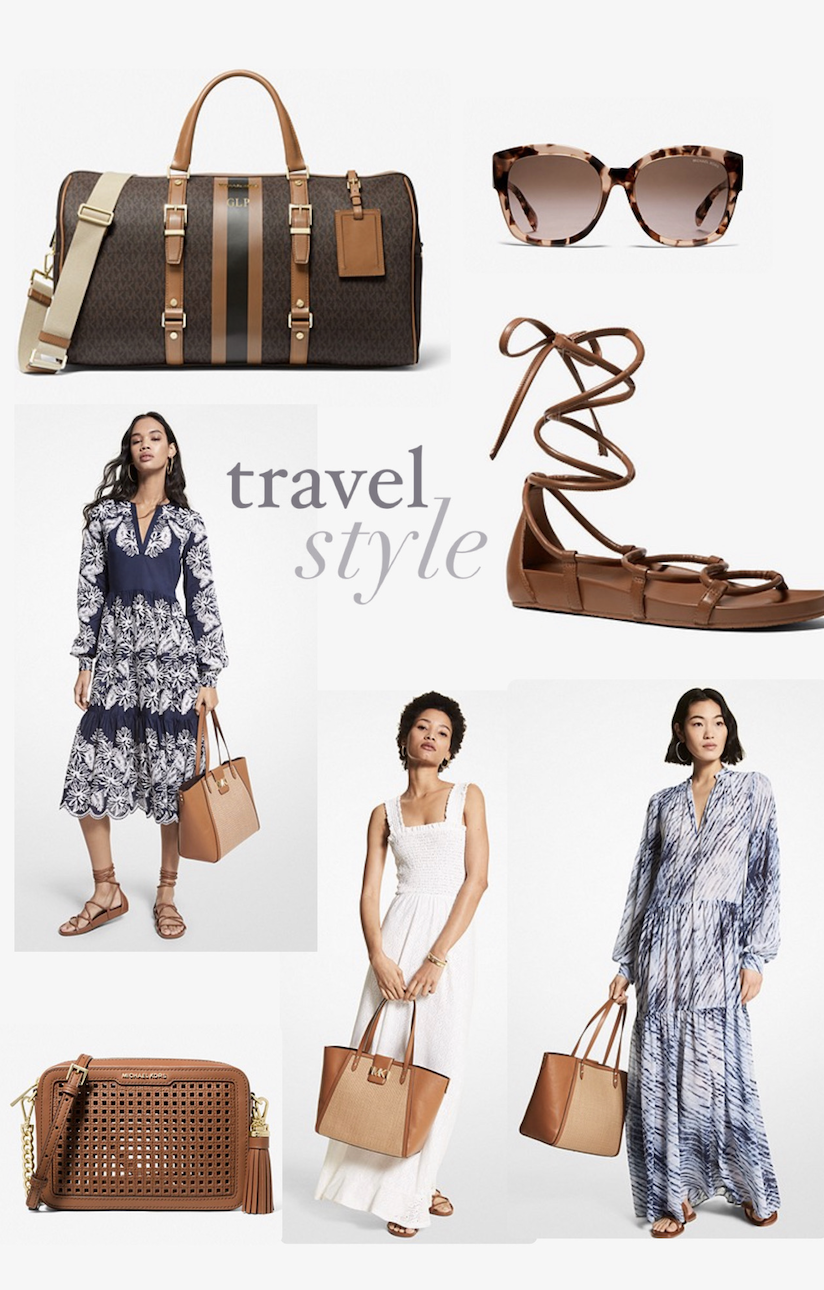 collage of items for Travel Style with Michael Kors collage of items for Travel Style with Michael Kors